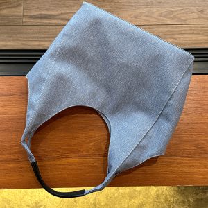 Korean Style Large Capacity Denim Tote Bag for Women - Trendy Shoulder Underarm Bag for Students and Commuters