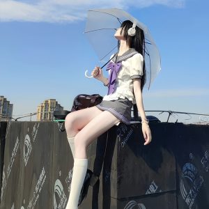 Korean-Style Pudding Bear Bodycon Top for Women - Slimming Summer Uniform in Sweet and Spicy College Style