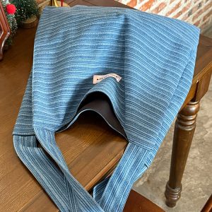 Korean-Style Striped Denim Tote Bag for Women - Large Capacity Shoulder Bag for Students and Commuters 2025