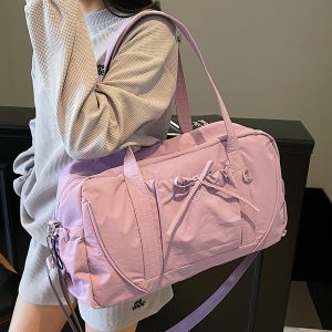 Large Capacity Sports Fitness Travel Bag with Dry Wet Separation - Ideal for Short-Distance Travel & Maternity Storage