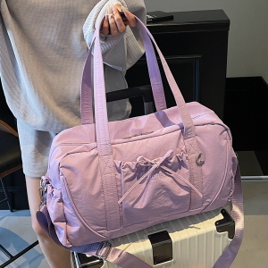 Large Capacity Sports Fitness Travel Bag with Dry Wet Separation - Ideal for Short-Distance Travel & Maternity Storage