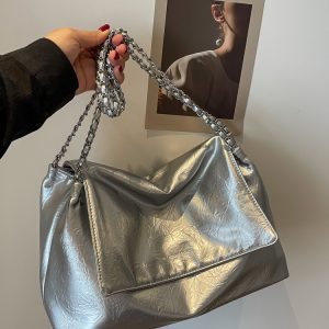 Large Capacity Women's Shoulder Bag, 2025 Fashion Commuter Tote for College Students, Stylish Classroom Bag