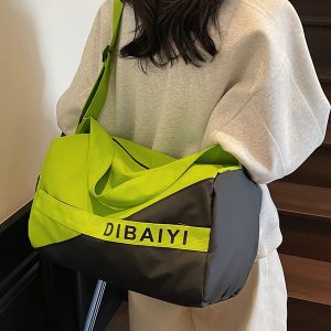 Large Capacity Women's Tote Bag - Versatile Travel, Fitness, Yoga & Swimming Bag with Dry and Wet Separation