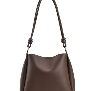 Light Luxury Retro Large-Capacity Shoulder Bag - Textured Mother and Child Bucket Bag for Women - Autumn Winter Fashion