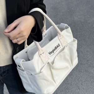 Lightweight Large Capacity Japan Vegiebag Mommy Tote Bag for Mother and Baby – Women's Canvas Diaper Bag