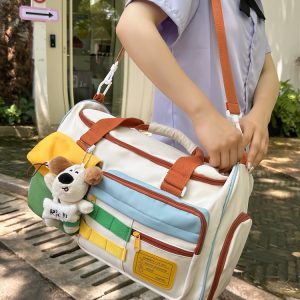 Lightweight Large Capacity Travel Handbag for Women - Stylish Storage Bag for Fitness, Maternity, and Short-Distance Journeys
