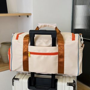 Lightweight Large Capacity Travel Tote Bag for Women - Versatile Gym, Maternity, and Weekend Trip Storage Bag