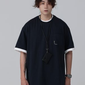 Men's Loose Round Neck Short-Sleeve T-Shirt with 'Sunset in the West' Outdoor Element Print - Casual Couple Top, Y2K Style