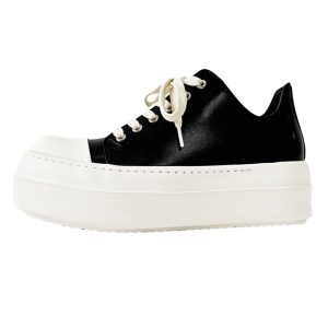 Men's Thick-Soled Canvas Shoes, High Street Sports Platform Derby Sneakers, Commuting Style for Couples, Height-Increasing Design