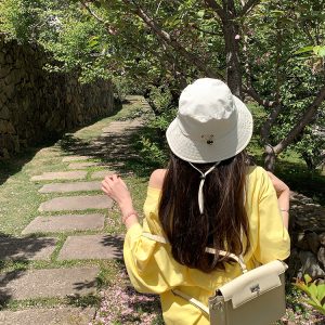 Off-White Women's Summer Quick-Dry Breathable Fisherman Hat with Drawstring for Sun Protection - Lightweight Thin Style