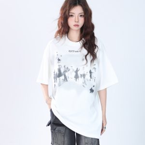 Oversized Hip Hop T-Shirt for Women - 