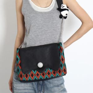 Panda Crossbody Shoulder Bag - Original Design, Cute Animal Print, Trendy Y2K Style, Perfect for Everyday Use