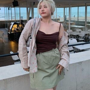 Plus Size Summer Sun Protection Jacket and Long Sleeve Polka Dot Shirt Two-Piece Set for Women - Comfortable and Stylish