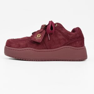 Retro Brown Board Shoes for Men and Women, Thick-Soled Height-Increasing Wheat Casual Sneakers, American-Style Sporty Footwear