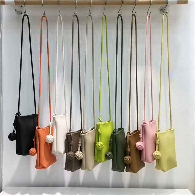 Retro Soft Leather Small Square Bag - Multi-Color Portable Crossbody Phone Bag for Stylish Everyday Use