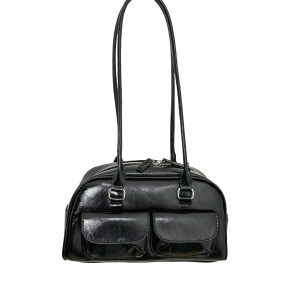 Retro Women's Underarm Bag 2024 - Trendy College Style Large Capacity Shoulder Tote Fashion Bag