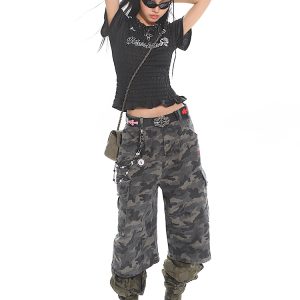 Slim Fit American Vintage Sports Jersey T-Shirt with High Elastic Wrinkled Texture - Digital Short Sleeve Top for Casual Style