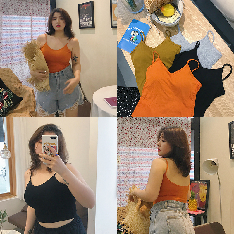 Soft Stretchy Camisole in Four Colors - European American Style, Comfortable Back Design, Fashionable Layering Piece
