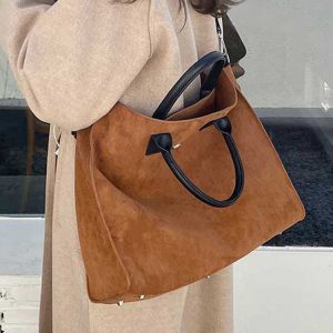 Soft Texture Large Capacity Shoulder Tote Bag for Women - Casual Commuting Crossbody Style
