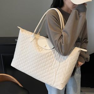 Stylish Lightweight Large Capacity Shoulder Bag for Women - Versatile Travel, Maternity & Storage Bag for Short-Distance Trips