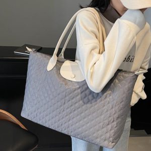 Stylish Lightweight Large Capacity Shoulder Bag for Women - Versatile Travel, Maternity & Storage Bag for Short-Distance Trips