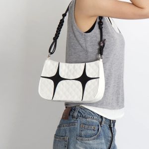 Sweet Retro Star Underarm Bag - Original Design, Stylish and Cool, Perfect for Y2K and Vintage Fashion Lovers
