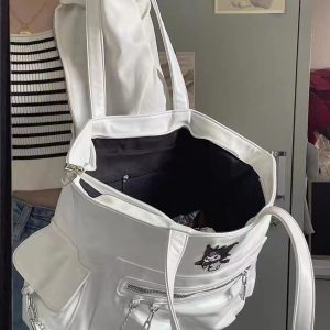 Textured Large-Capacity Shoulder Tote Bag for Women - Stylish 2025 Model Ideal for College Students and Daily Use