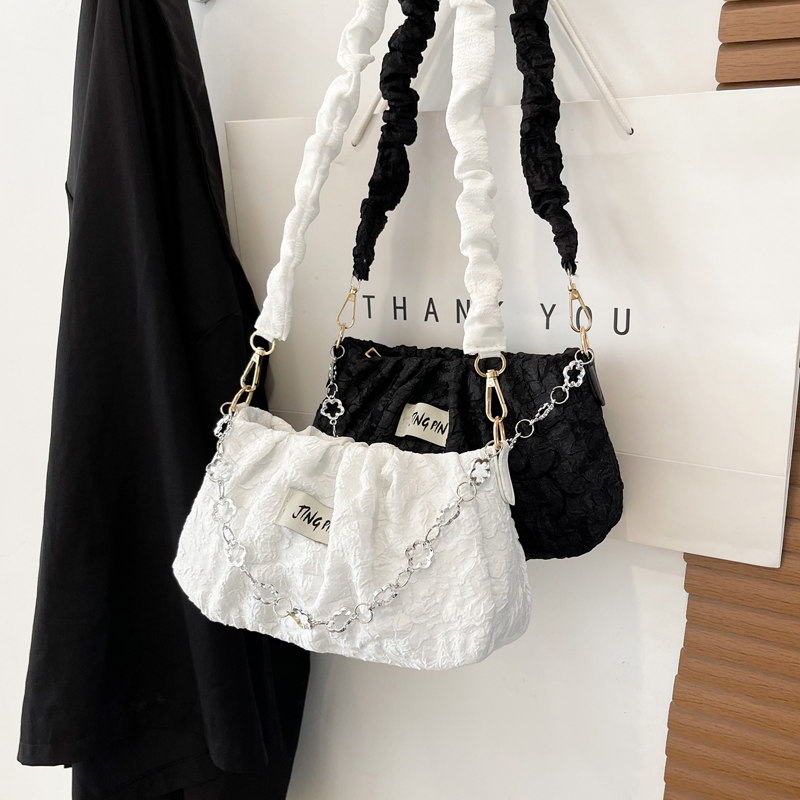 Textured Small Underarm Bag for Women - 2025 Summer Trendy Versatile Shoulder Crossbody Bag