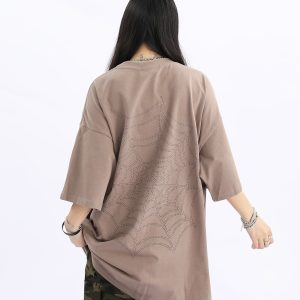 Trendy Retro Half Sleeve T-Shirt for Men and Women - Loose Fit American Style - Summer 2025 High Street Fashion