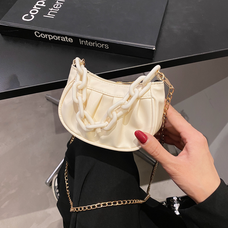 Trendy Wrinkled Handbag for Women - Summer 2025 Mini Square Crossbody Bag, High-End Niche Fashion Shoulder Bag