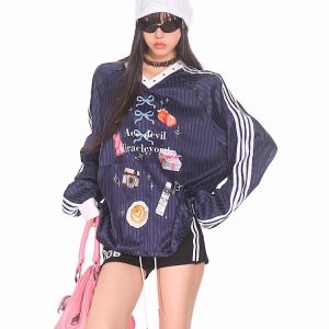 Vintage-Inspired American Sports Jersey - Retro Athletic Top for Casual Wear, 90s Style, Unisex Sports Fashion