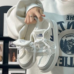Women's Little White Sneakers - 2025 Spring/Summer Korean Style Casual Shoes for Students, Versatile INS Sports Footwear