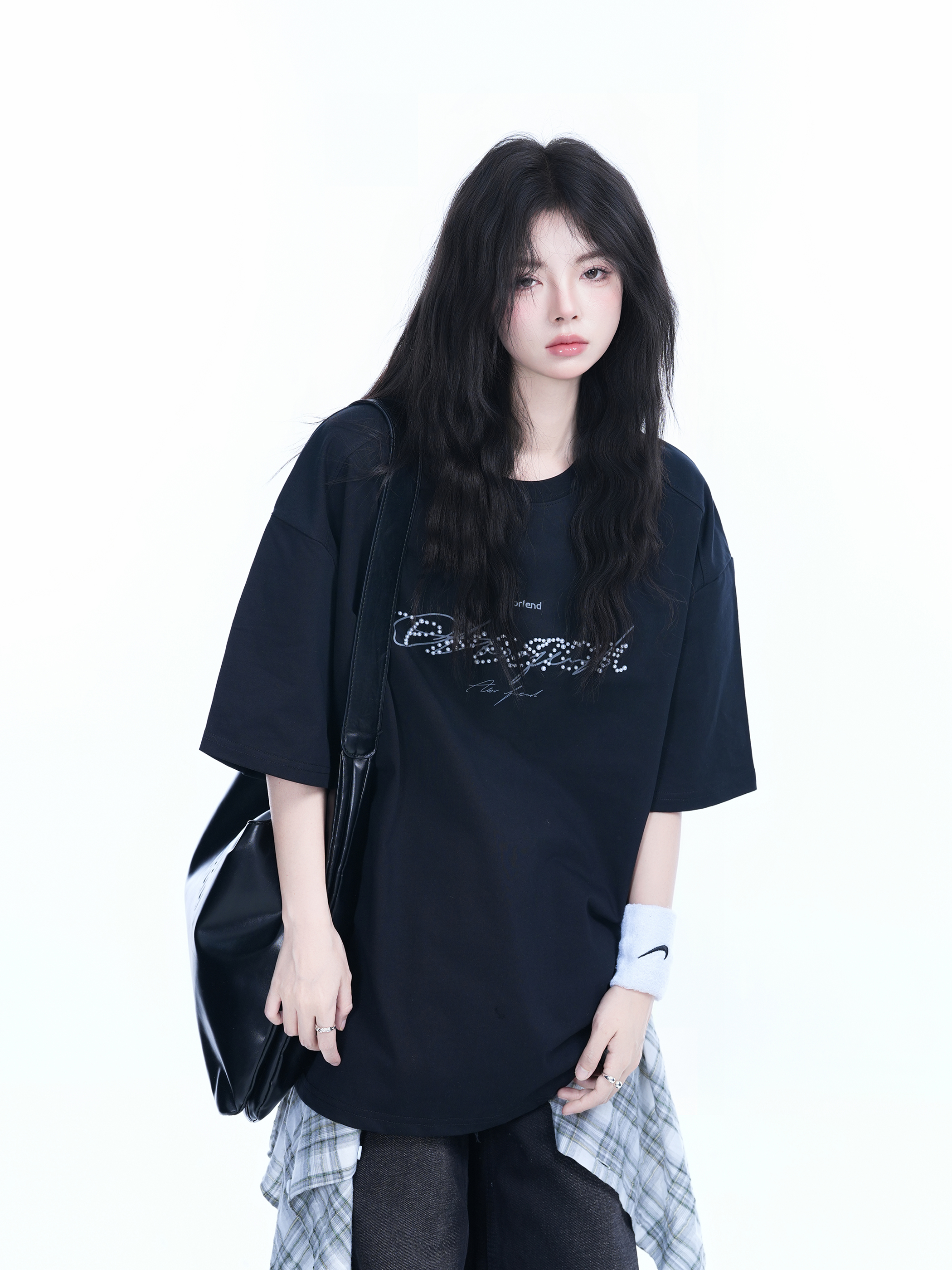 Women's Loose Fit Round Neck T-Shirt with Short Sleeves - Summer Style 'Sit and Eat Until the Mountains are Empty' Graphic