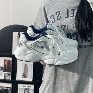 Women's Retro Chunky Dad Shoes - 2025 Summer Mesh Breathable Casual Sports Footwear with Soft Sole
