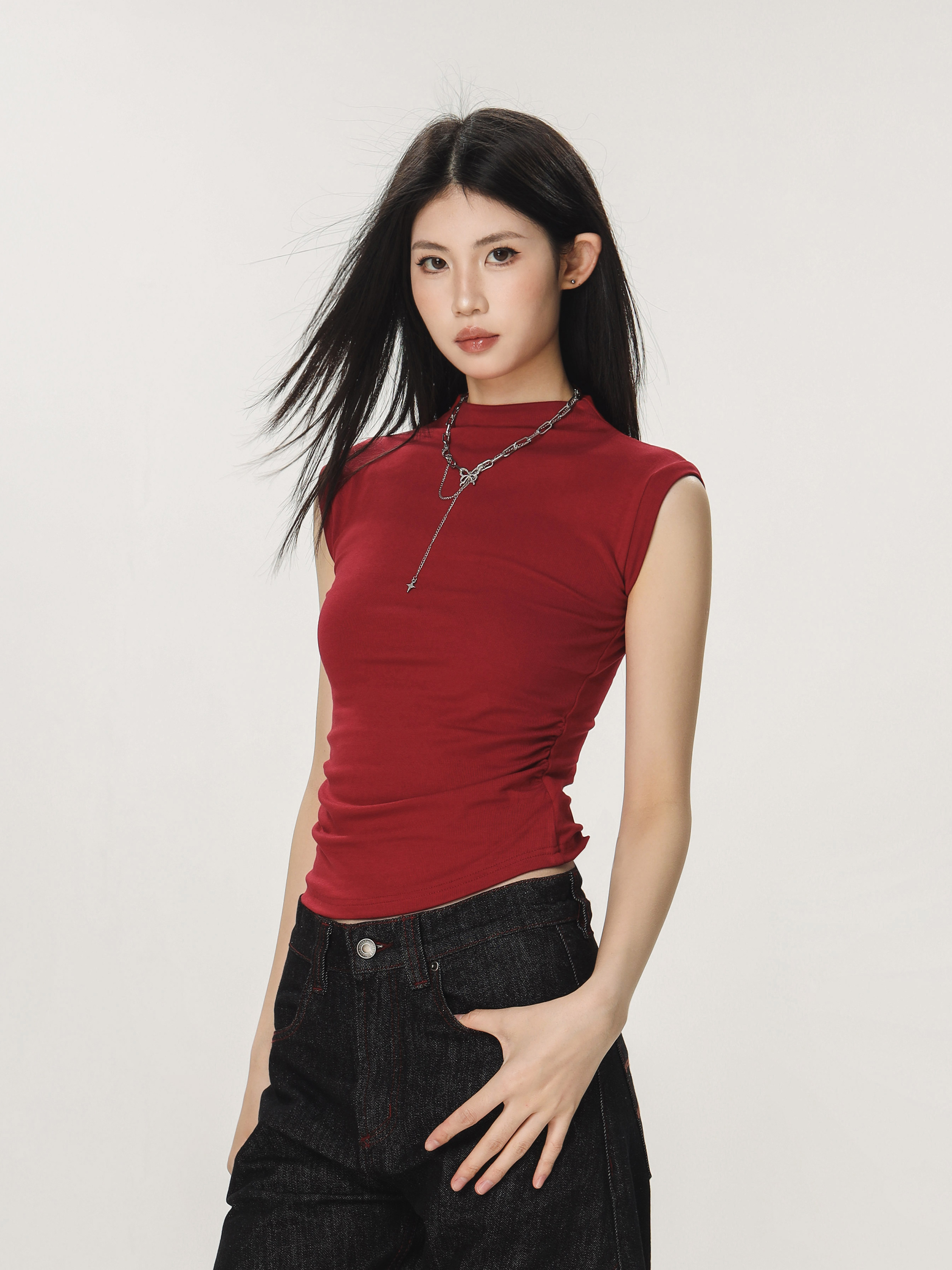 Y2K Casual Sleeveless Top for Women - High-End Feel Beer Captain American Style
