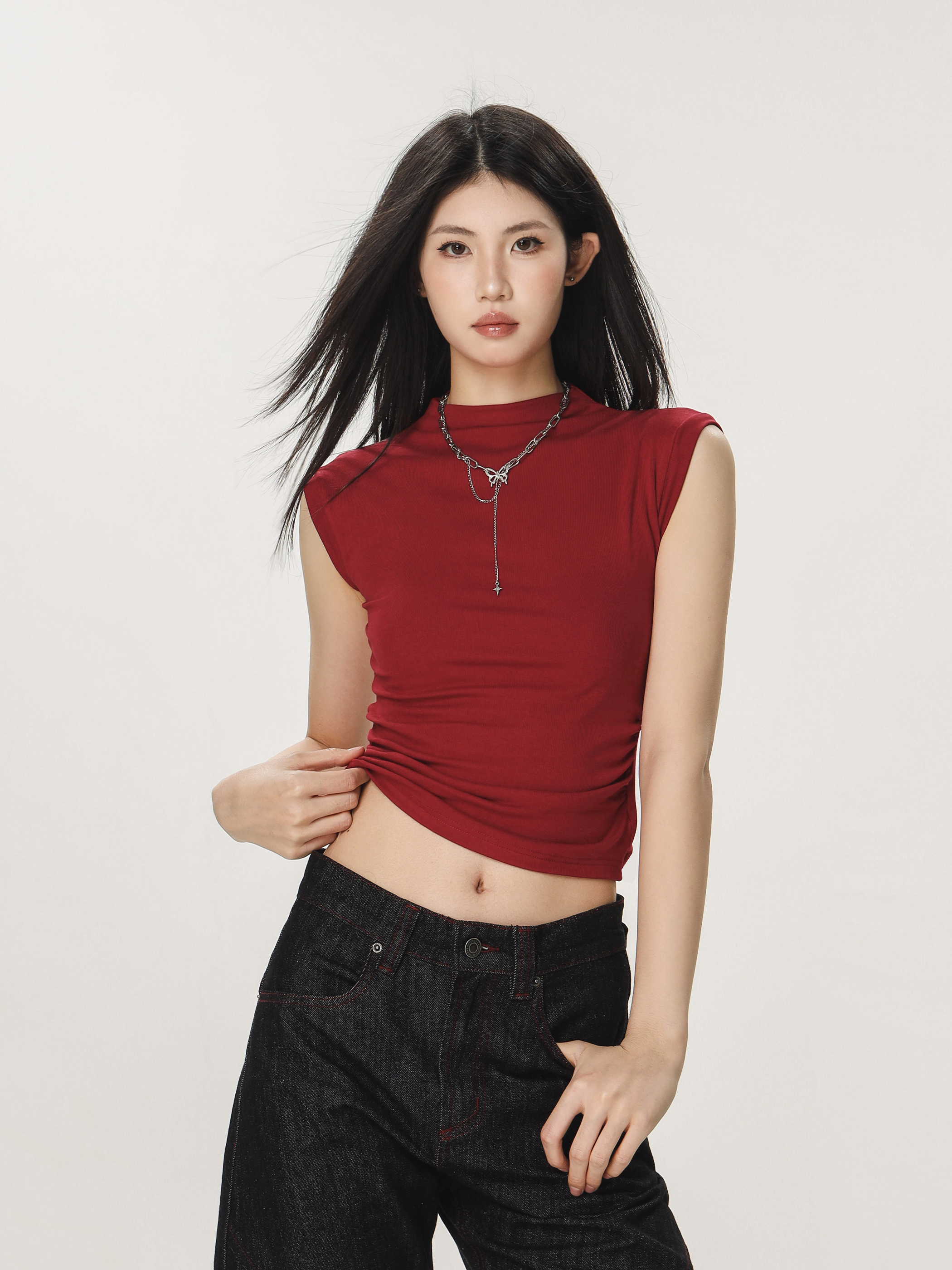 Y2K Casual Sleeveless Top for Women - High-End Feel Beer Captain American Style