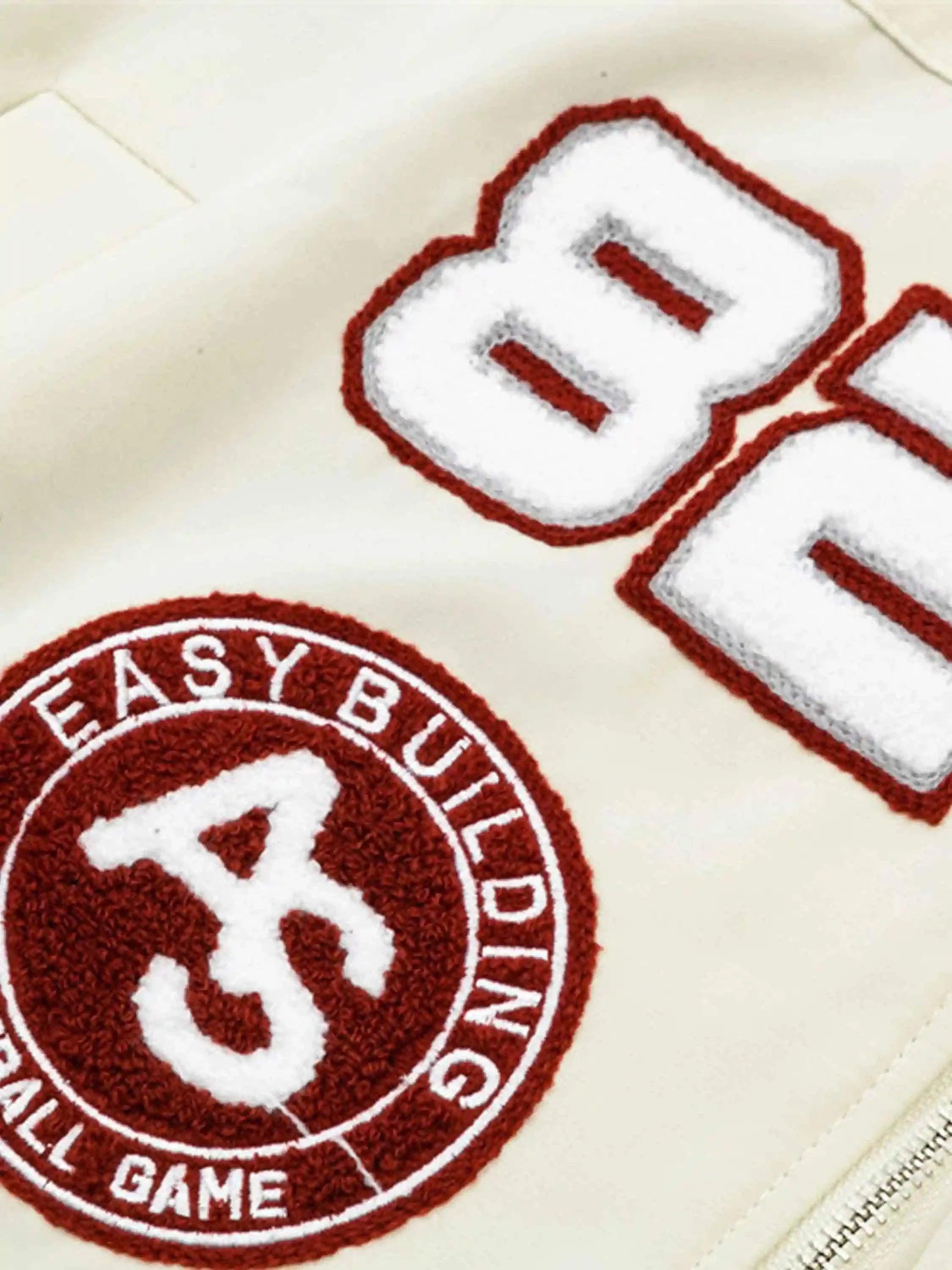 Concert Outfit American Hip-Hop Campus Baseball Jacket