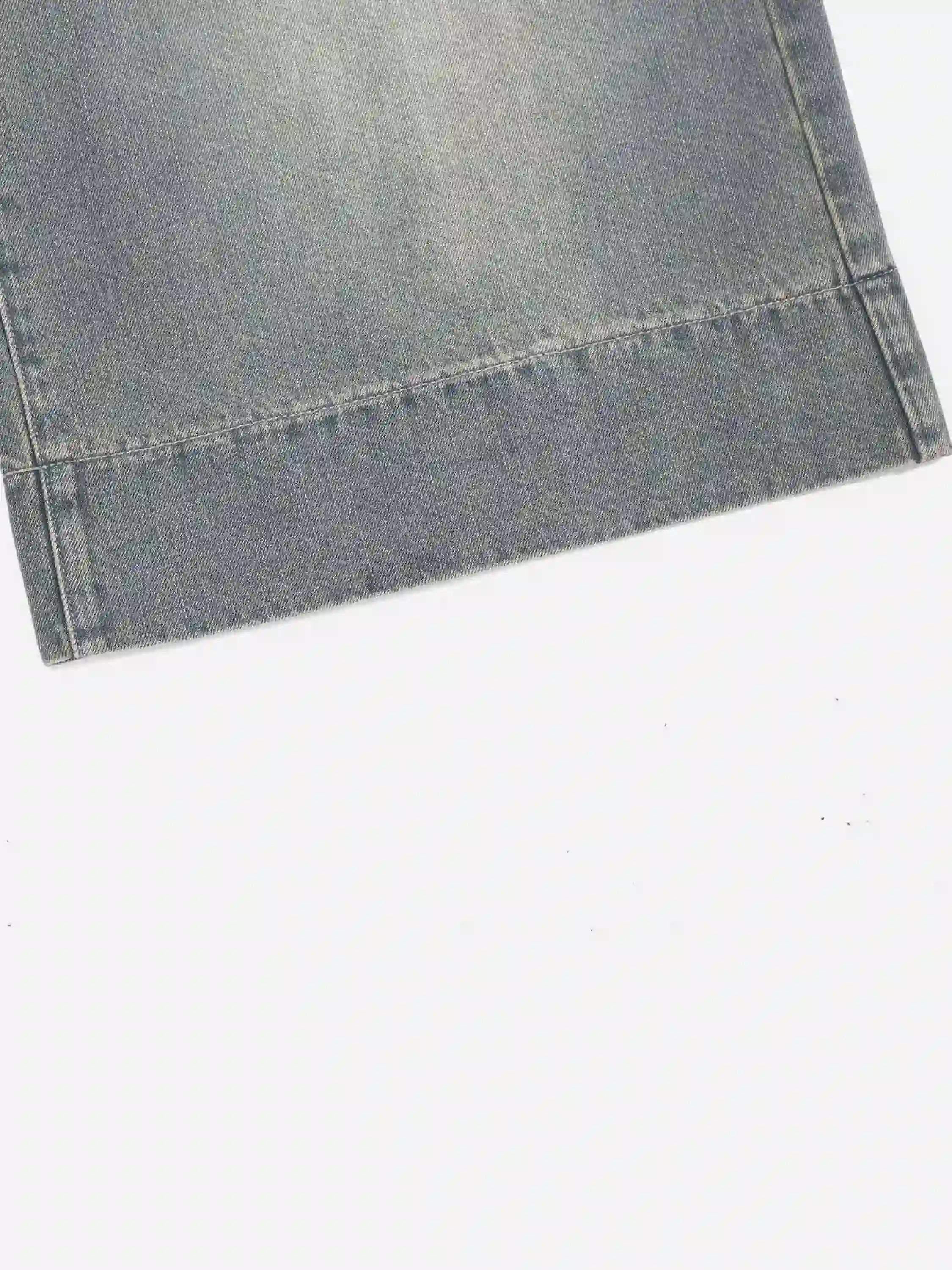 Concert Outfit American Retro Cropped Denim Jorts