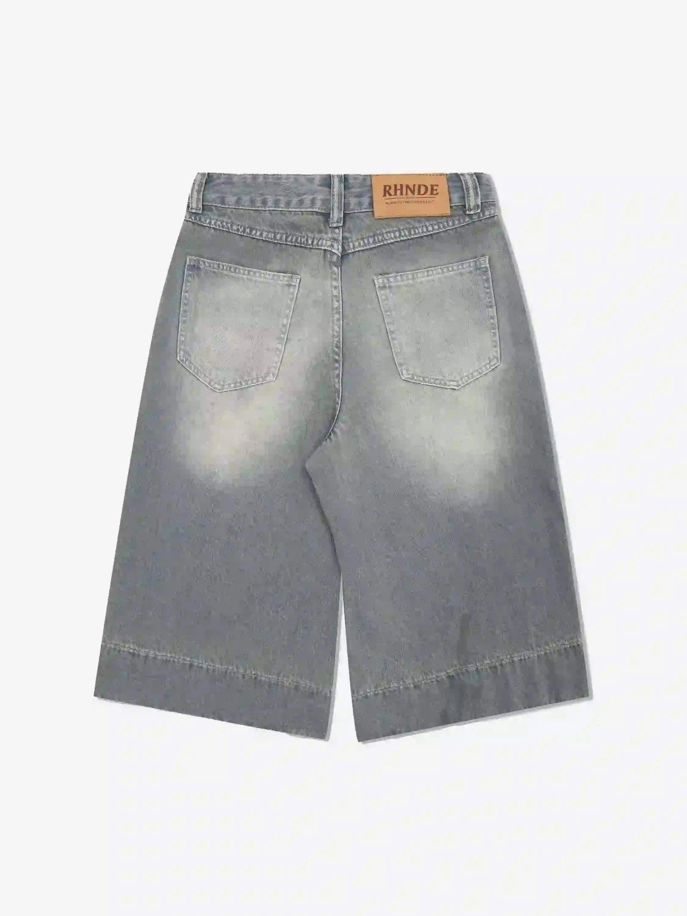 Concert Outfit American Retro Cropped Denim Jorts