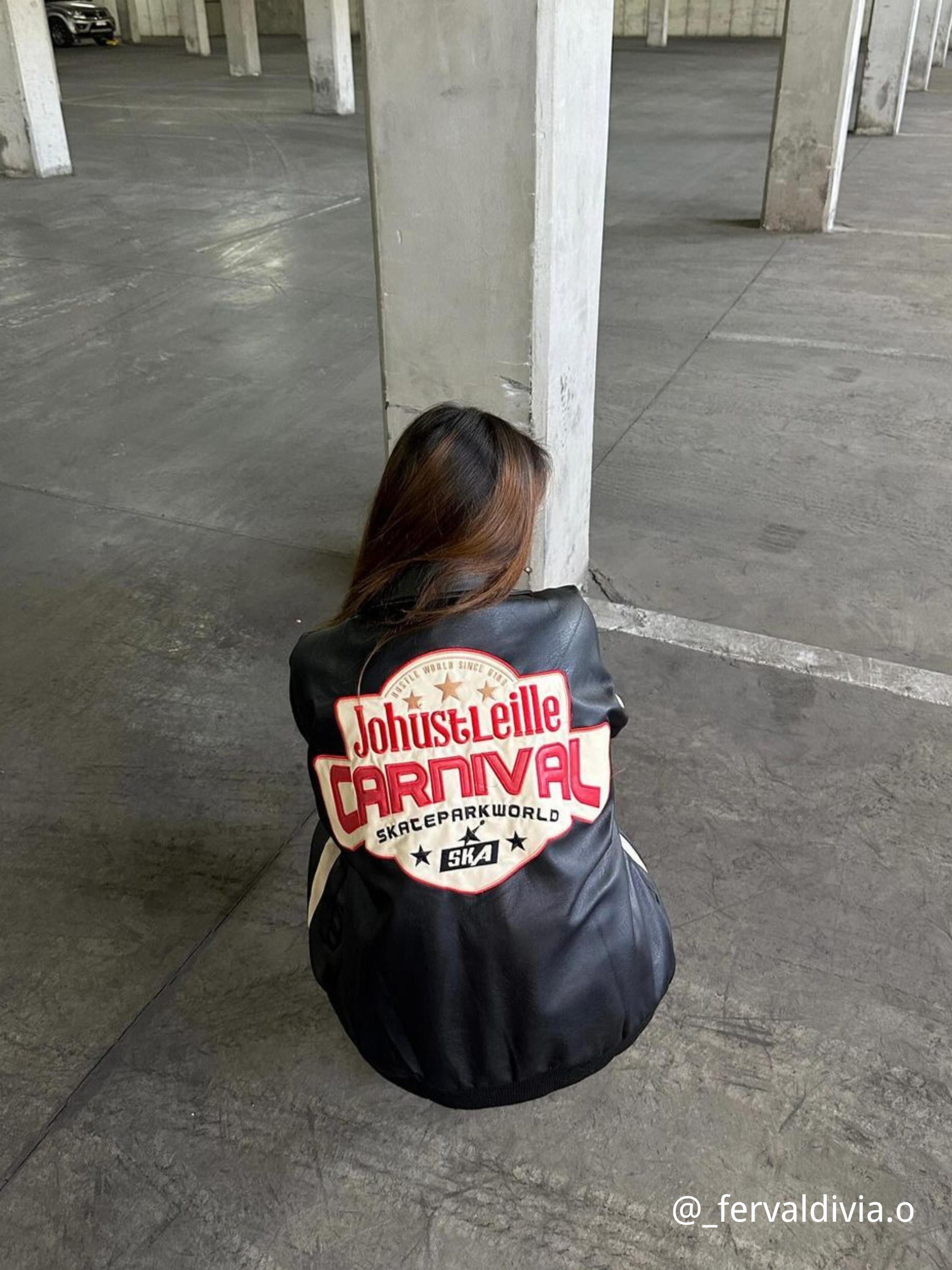 Concert Outfit American Retro Patchwork Motorcycle Jacket