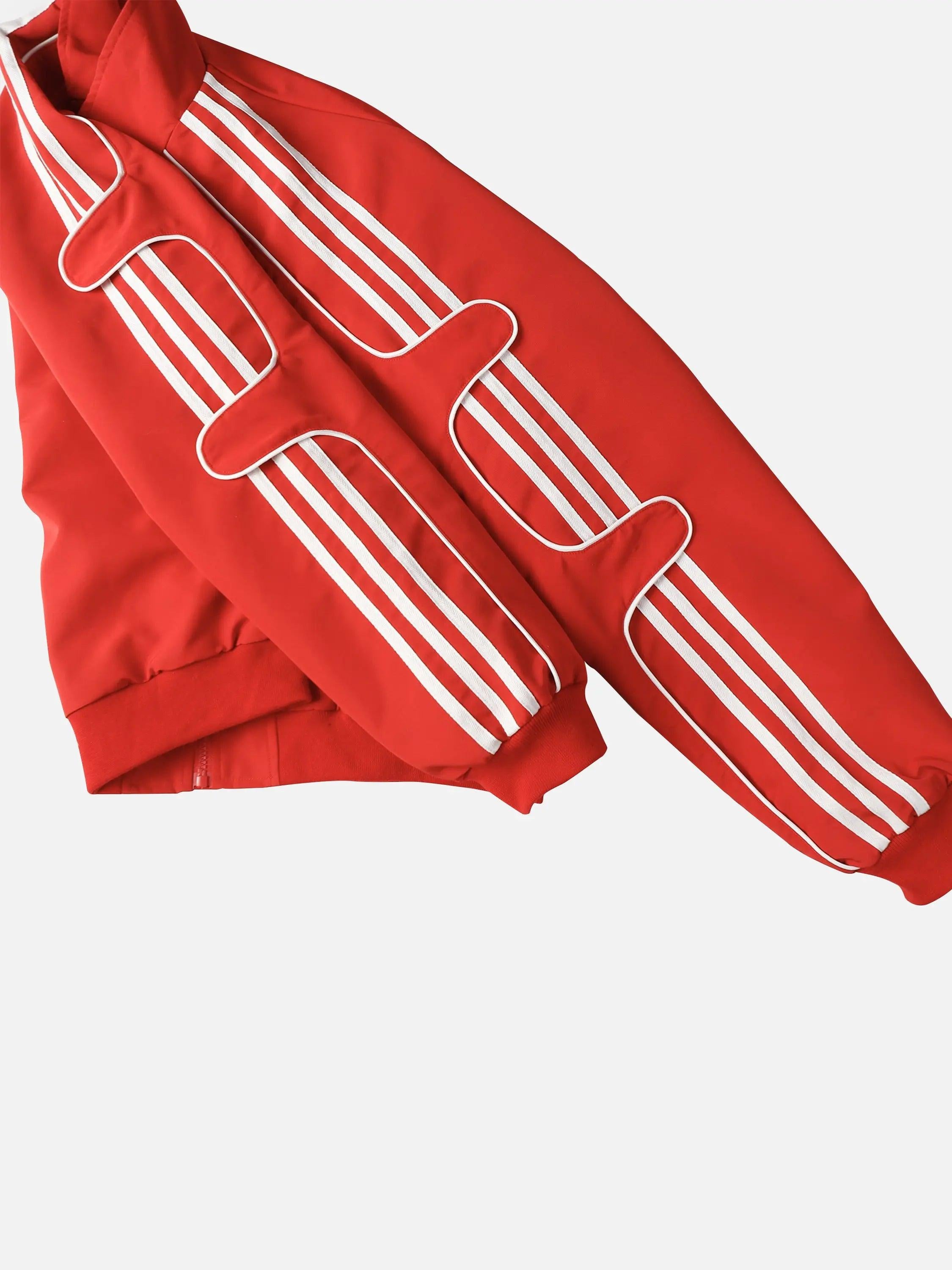 Concert Outfit American Retro Patchwork Sports Jacket