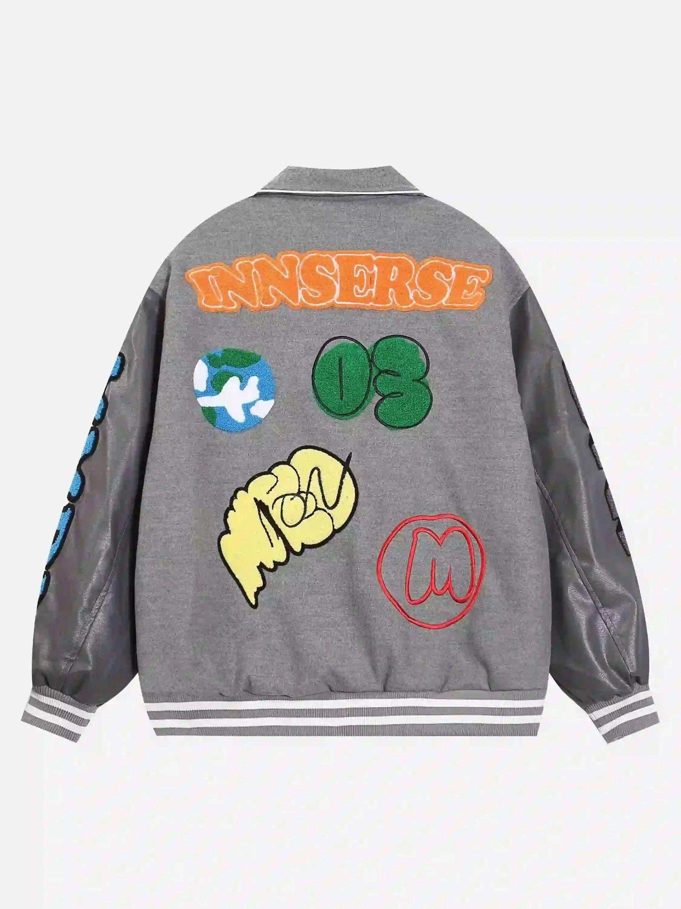 Concert Outfit American Retro Woolen Baseball Jacket