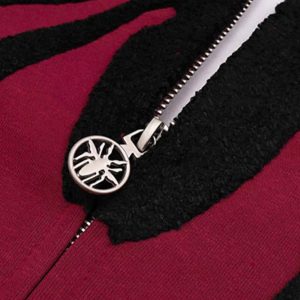 Concert Outfit American Spider Towel Embroidery Cardigan Hoodie