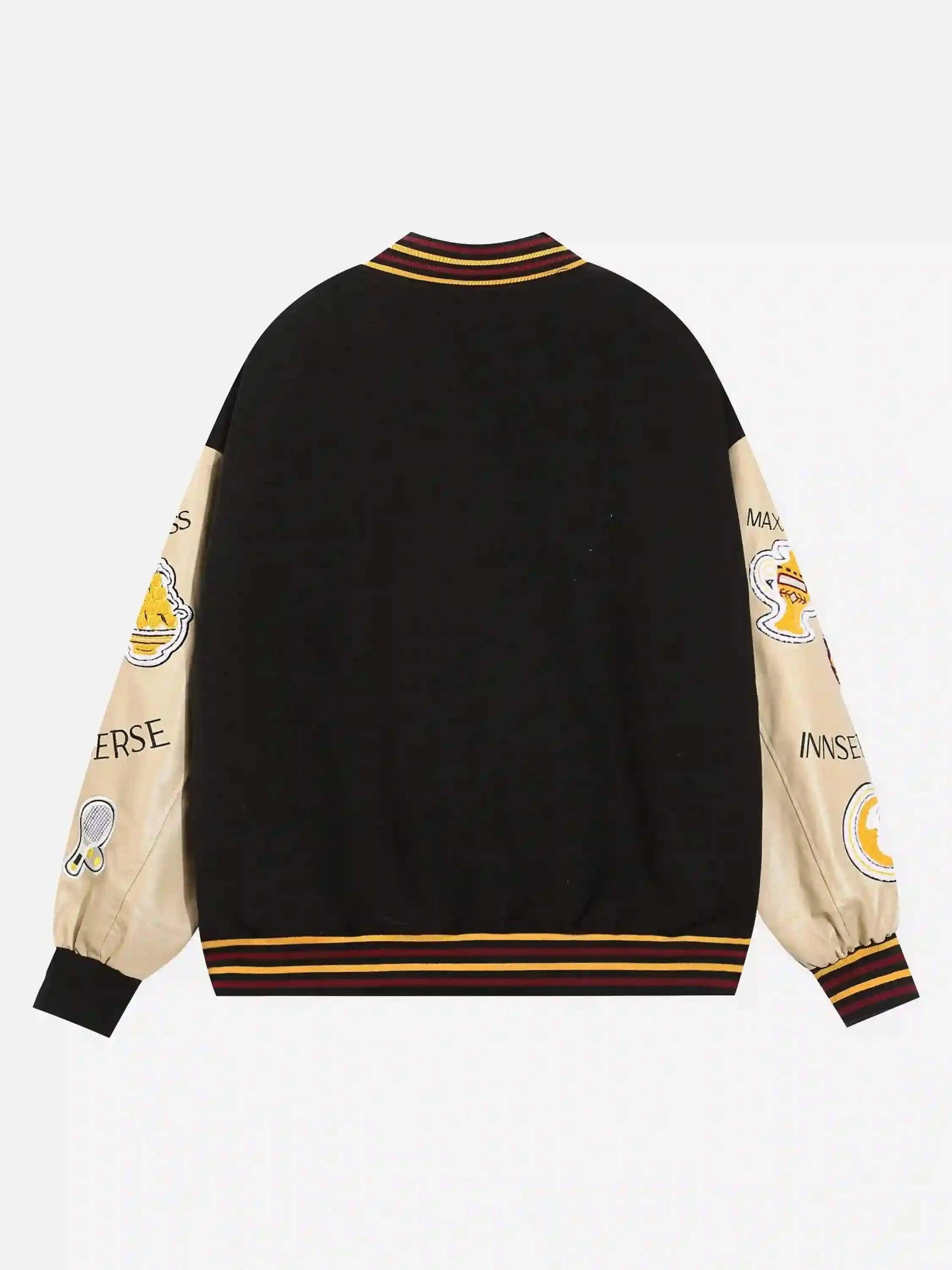 Concert Outfit American Street Retro Embroidered Baseball Jacket