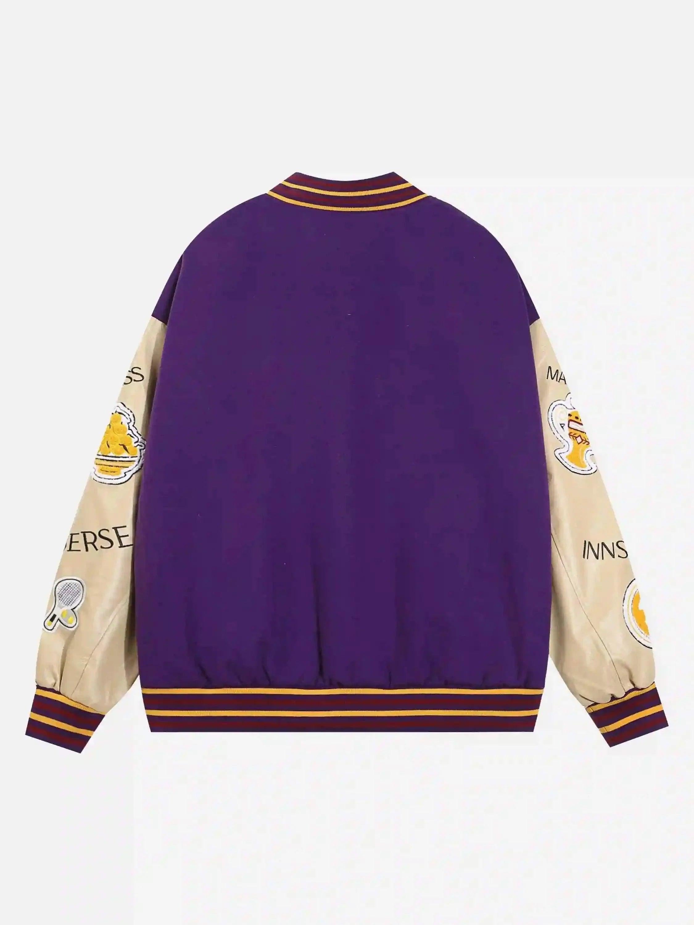 Concert Outfit American Street Retro Embroidered Baseball Jacket