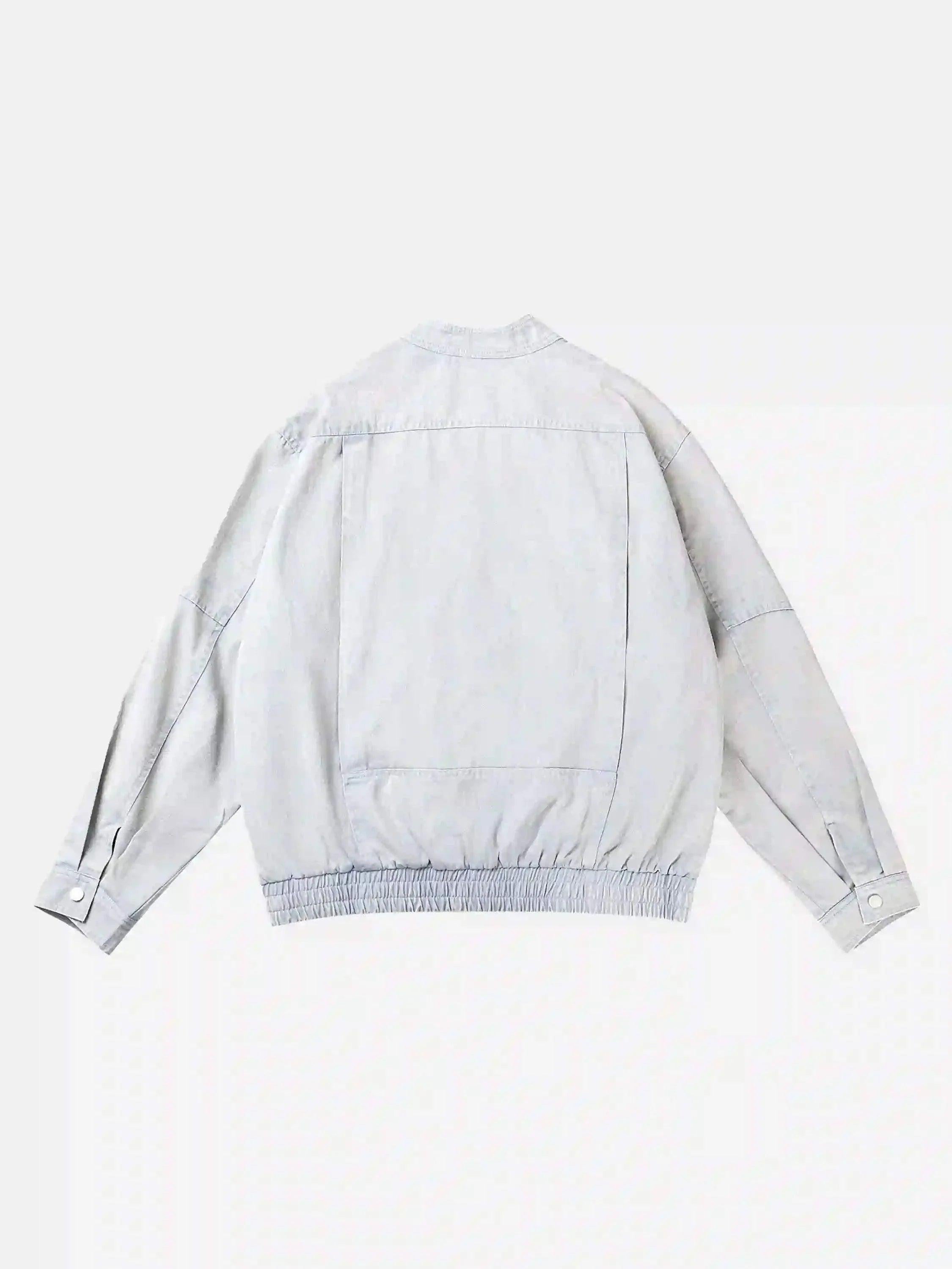 Concert Outfit American Street Style Washed Faded Short Jacket