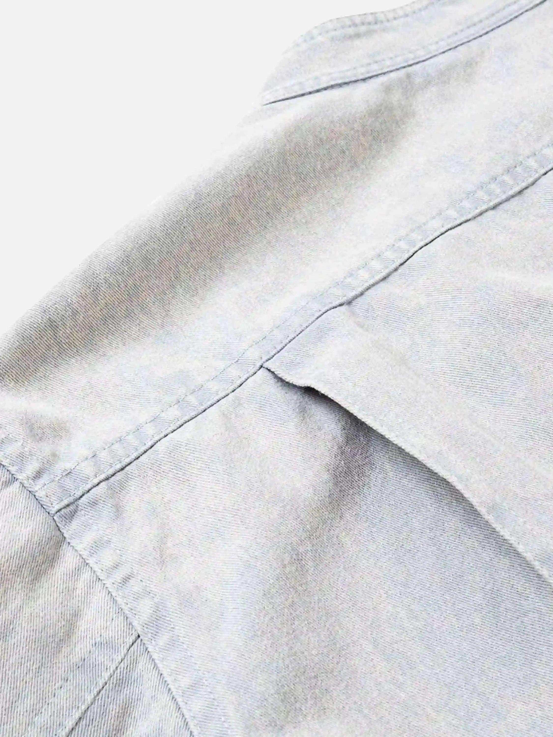 Concert Outfit American Street Style Washed Faded Short Jacket