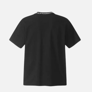 Concert Outfit Beaded Crew Neck High Street Tee