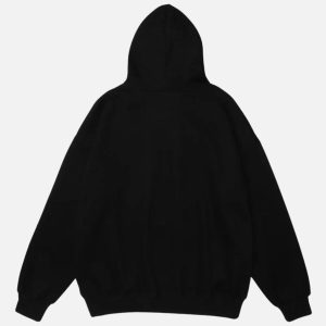 Concert Outfit Bear Shopping Cart Print Hoodie