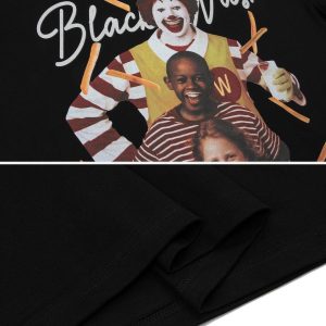 Concert Outfit Black Wash Cultural Mashup Tee
